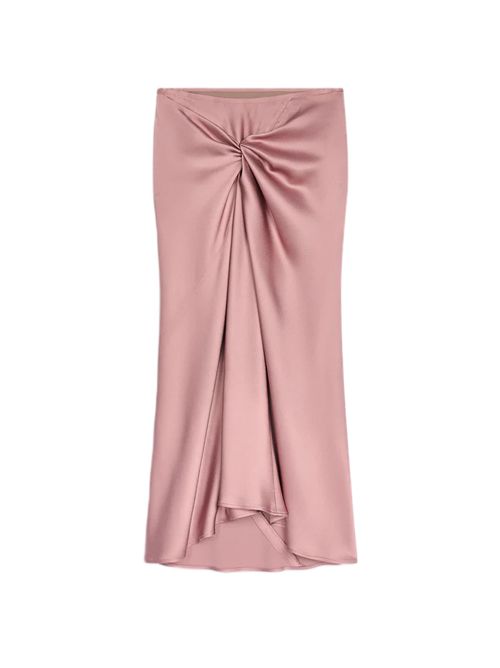 Dries Van Noten Gonna midi drappeggiata rosa DRIES VAN NOTEN | 0108572070301